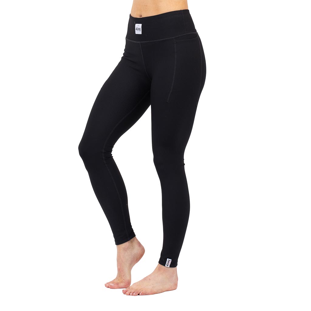 Eivy Pocket Rib Tights - Black