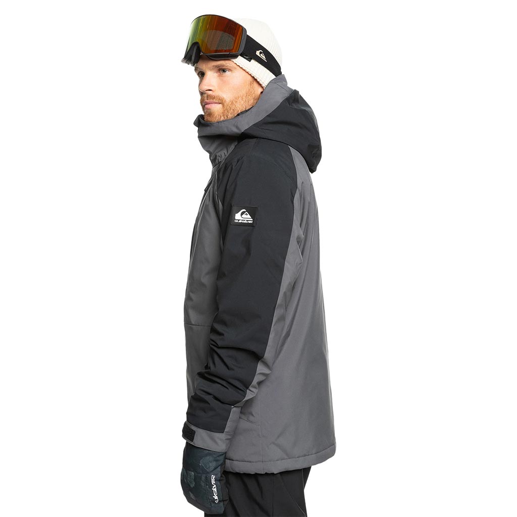 Quiksilver 2025 Mission Block Jacket - Dark Shadow