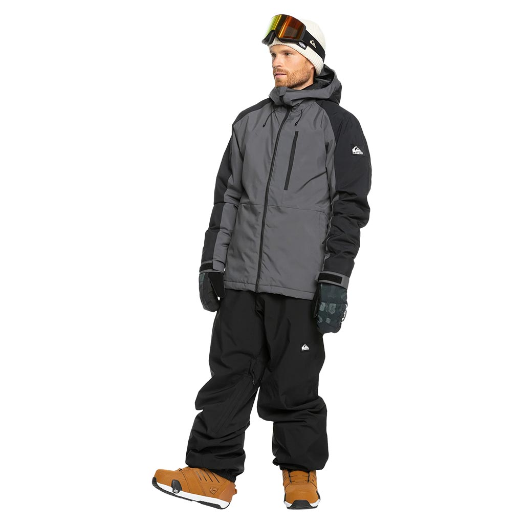 Quiksilver 2025 Mission Block Jacket - Dark Shadow