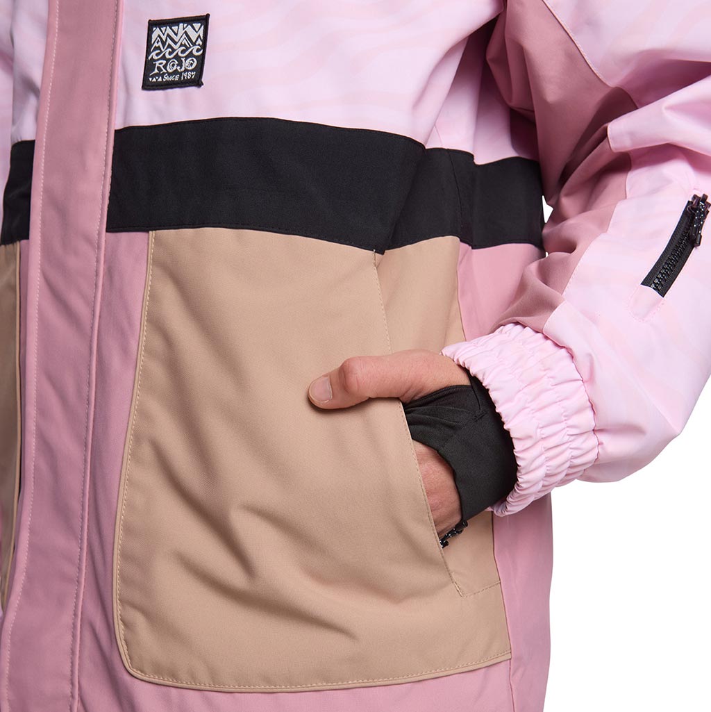 Rojo 2026 Retro Star Jacket - Zebralicious Pink-a-Boo