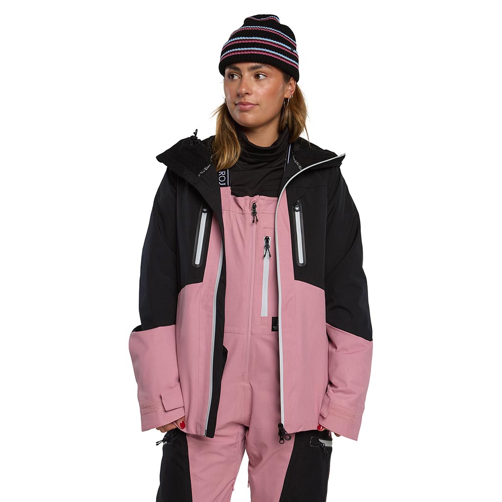 Rojo 2026 Womens All Terrain Jacket - True Black/Lilas
