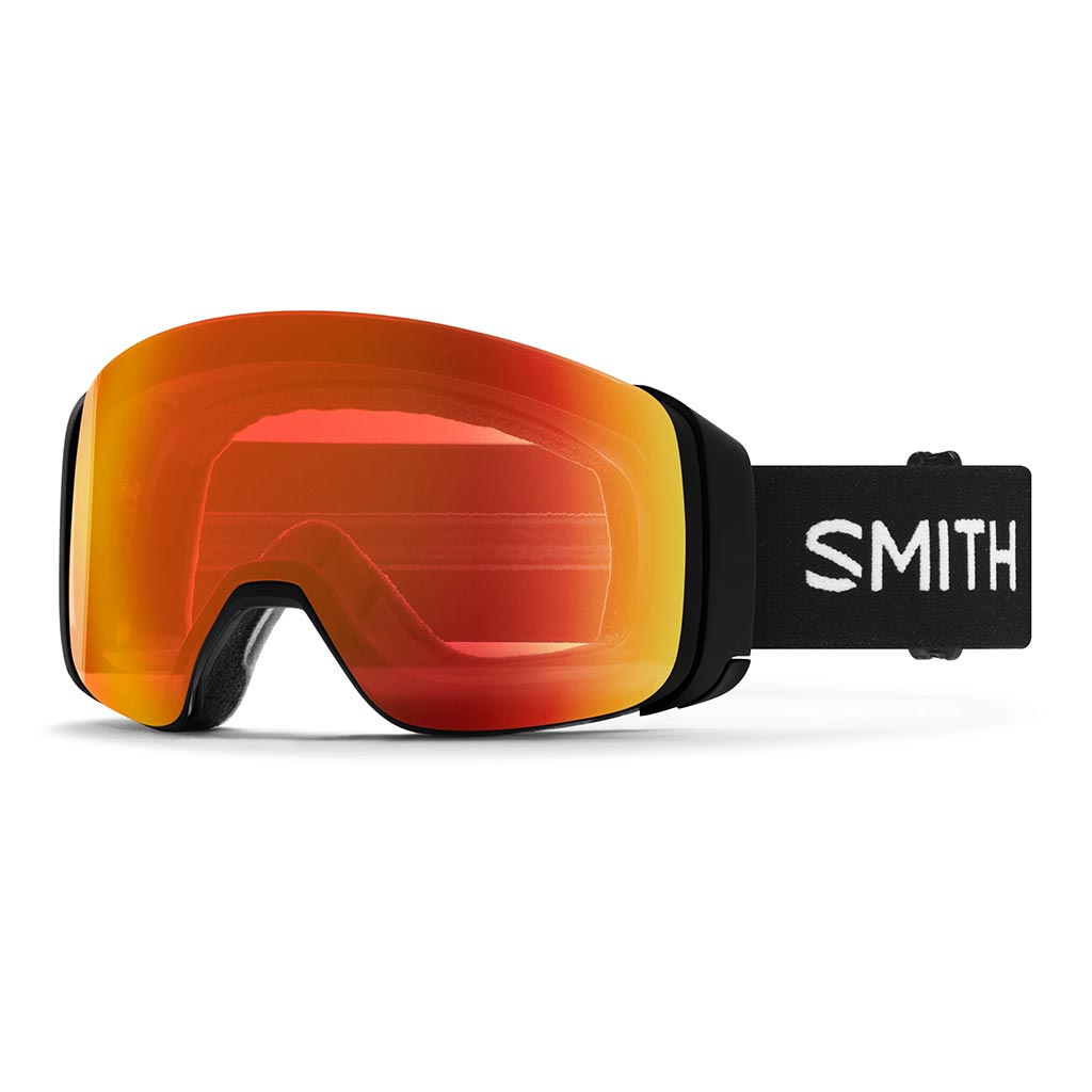 Smith 4D Mag Goggles - Black/Chromapop Sun Red