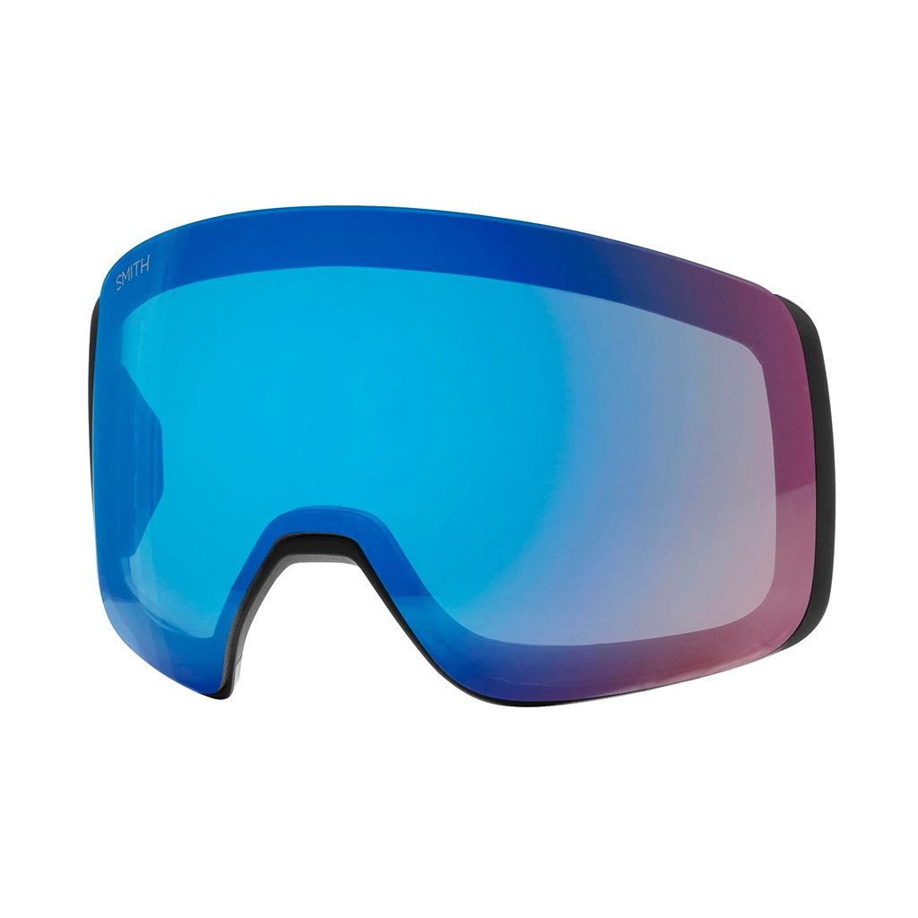 Smith 4D Mag S Goggles - White Chunky Knit/Everyday Rose Gold Mirror