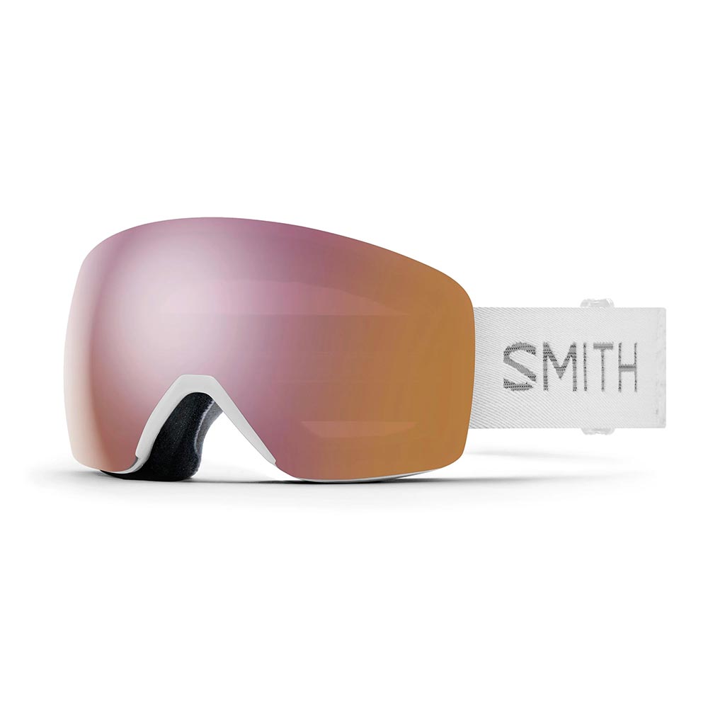 Smith Skyline Chromapop Goggle - White Chunky Knit/Rose Gold