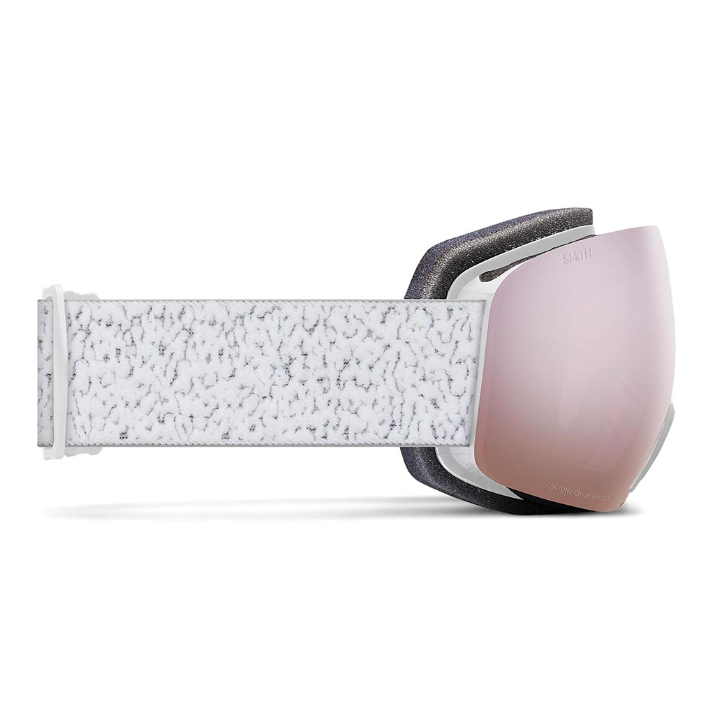 Smith Skyline Chromapop Goggle - White Chunky Knit/Rose Gold