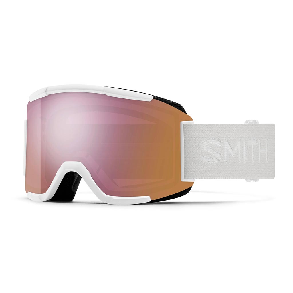 Smith Squad Chromapop Goggles - White Vapour/Everyday Rose Gold Mirror