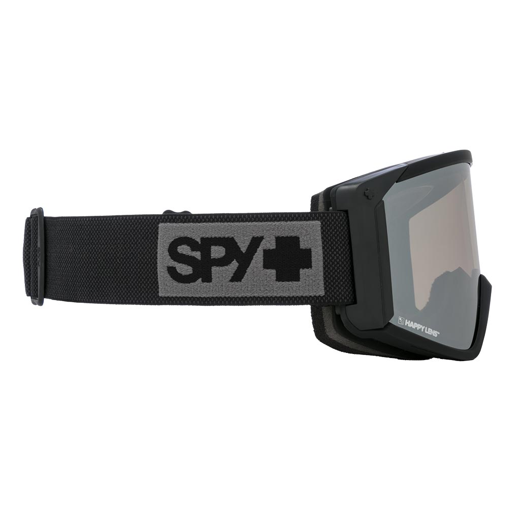 Spy 2024 Raider Goggle + Extra Lens - Black/Silver Mirror