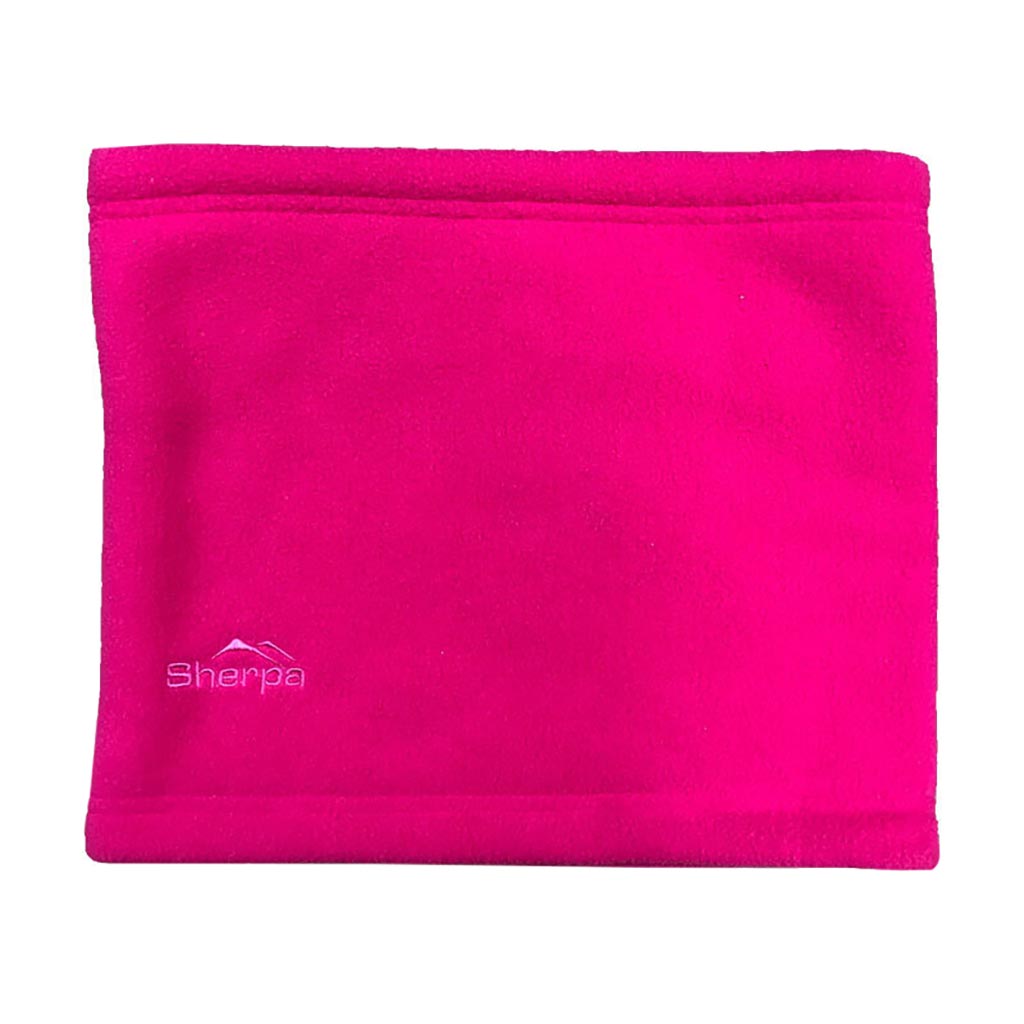 Sherpa Kids Fleece Neck Warmer - Pink