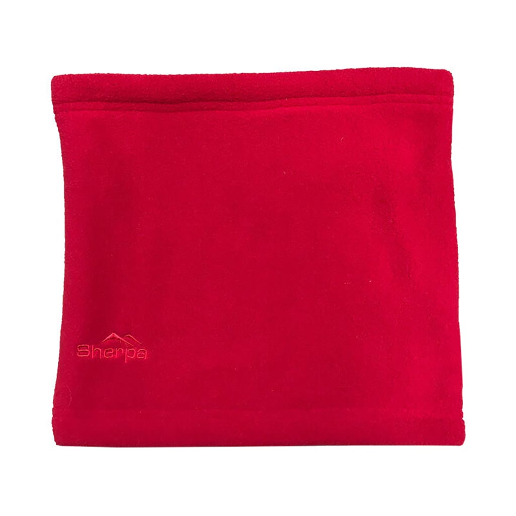 Sherpa Kids Fleece Neck Warmer - Red