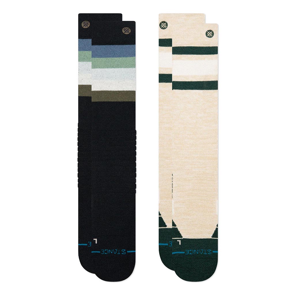 Stance Maliboo Midweight Wool Snow Socks 2 Pack - Multi