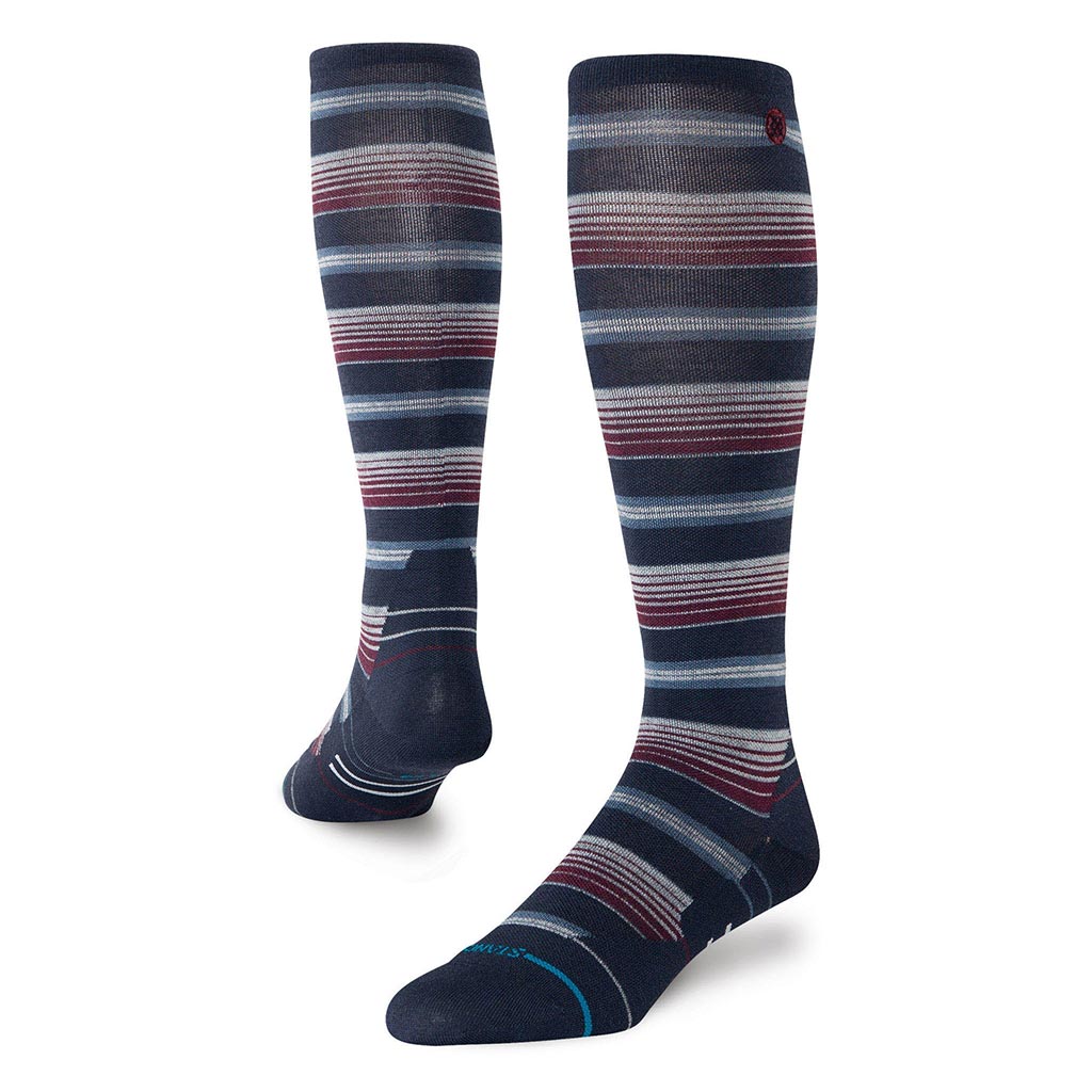 Stance Serape Ultralight Wool Snow Socks - Navy