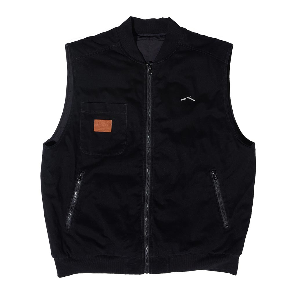 Blak Twofold Vest - Black
