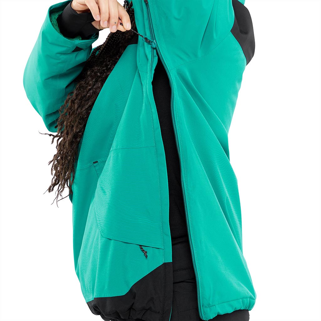Volcom 2024 Womens Fern Insulated Gore-Tex Pullover - Vibrant Green