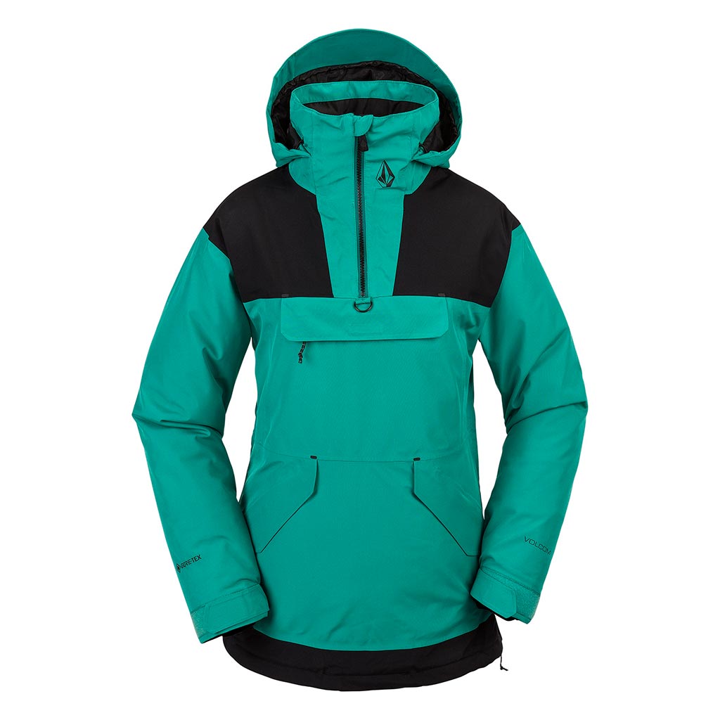 Volcom 2024 Womens Fern Insulated Gore-Tex Pullover - Vibrant Green