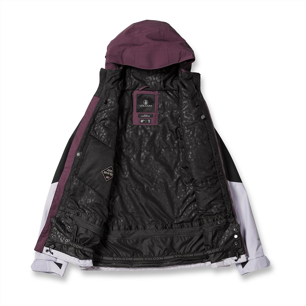 Volcom 2024 Womens V.CO Aris Insulated Gore-Tex Jacket - Blackberry