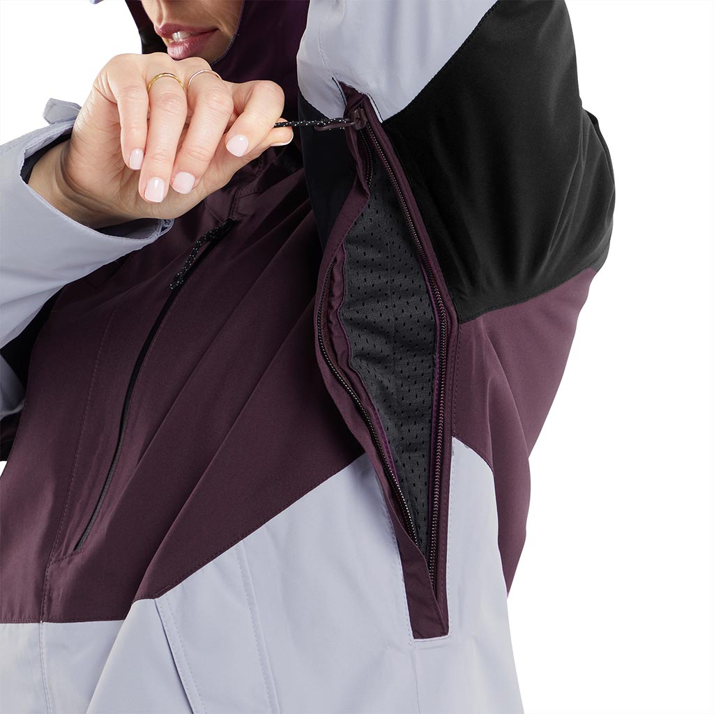 Volcom 2024 Womens V.CO Aris Insulated Gore-Tex Jacket - Blackberry