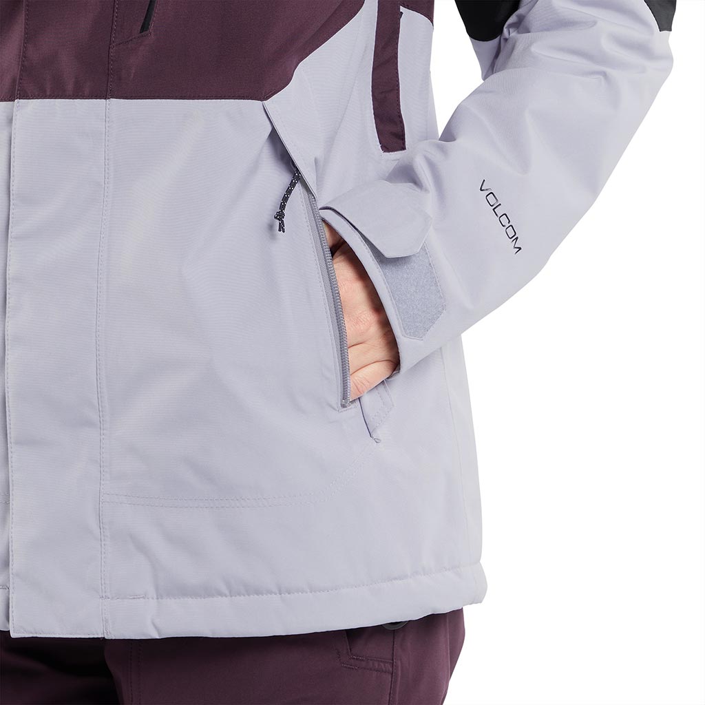 Volcom 2024 Womens V.CO Aris Insulated Gore-Tex Jacket - Blackberry