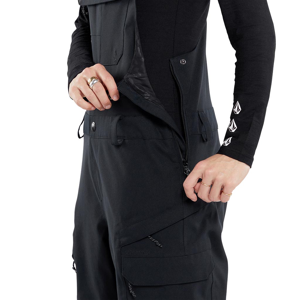 Volcom 2024 Womens Creston 3D Stretch Bib - Black