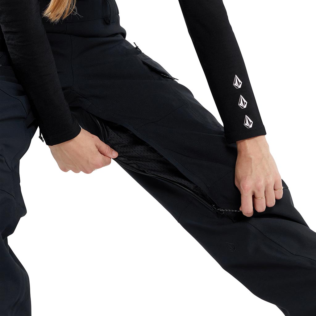 Volcom 2024 Womens Creston 3D Stretch Bib - Black