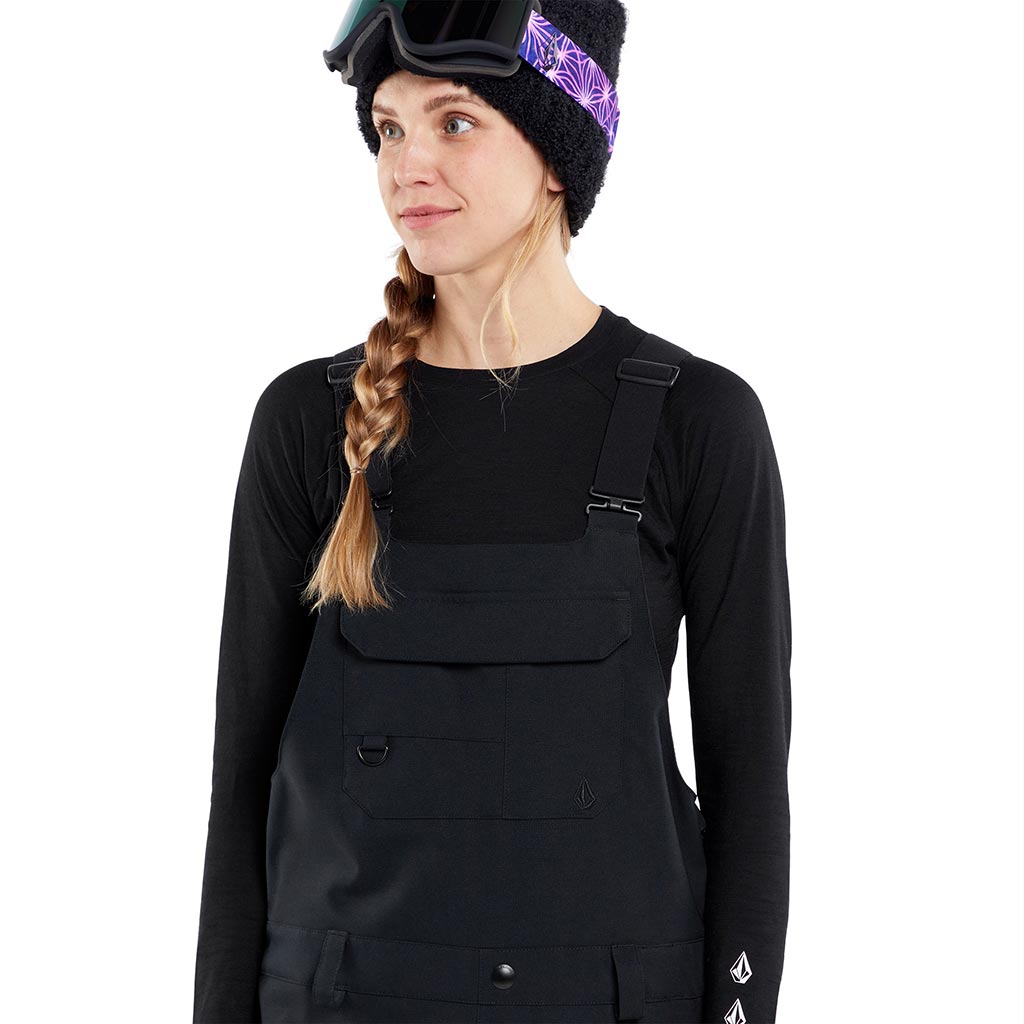 Volcom 2024 Womens Creston 3D Stretch Bib - Black