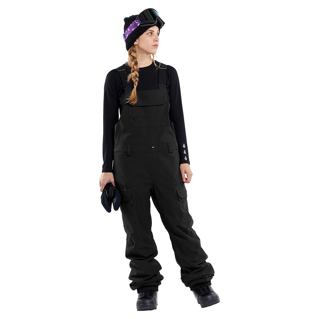 Volcom 2024 Womens Creston 3D Stretch Bib - Black