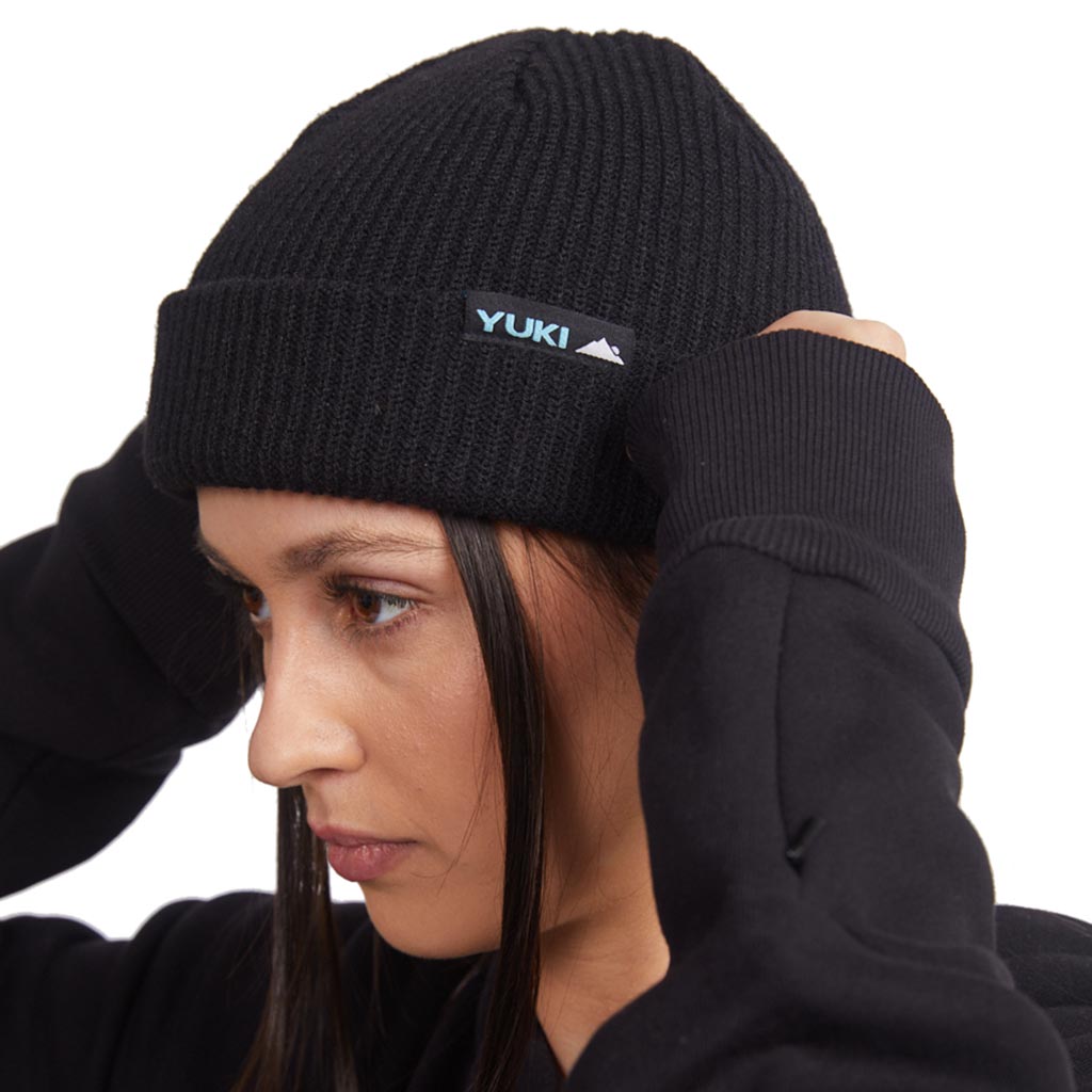 Yuki Threads Rep Beanie - Black