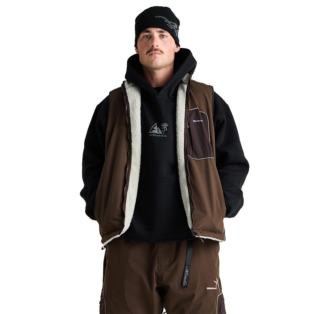 Yuki Threads 2026 Mobbin Vest - Chocolate