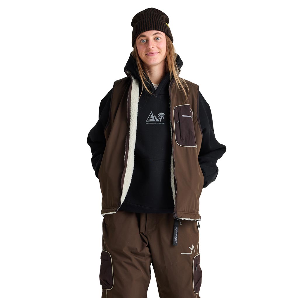 Yuki Threads 2026 Mobbin Vest - Chocolate