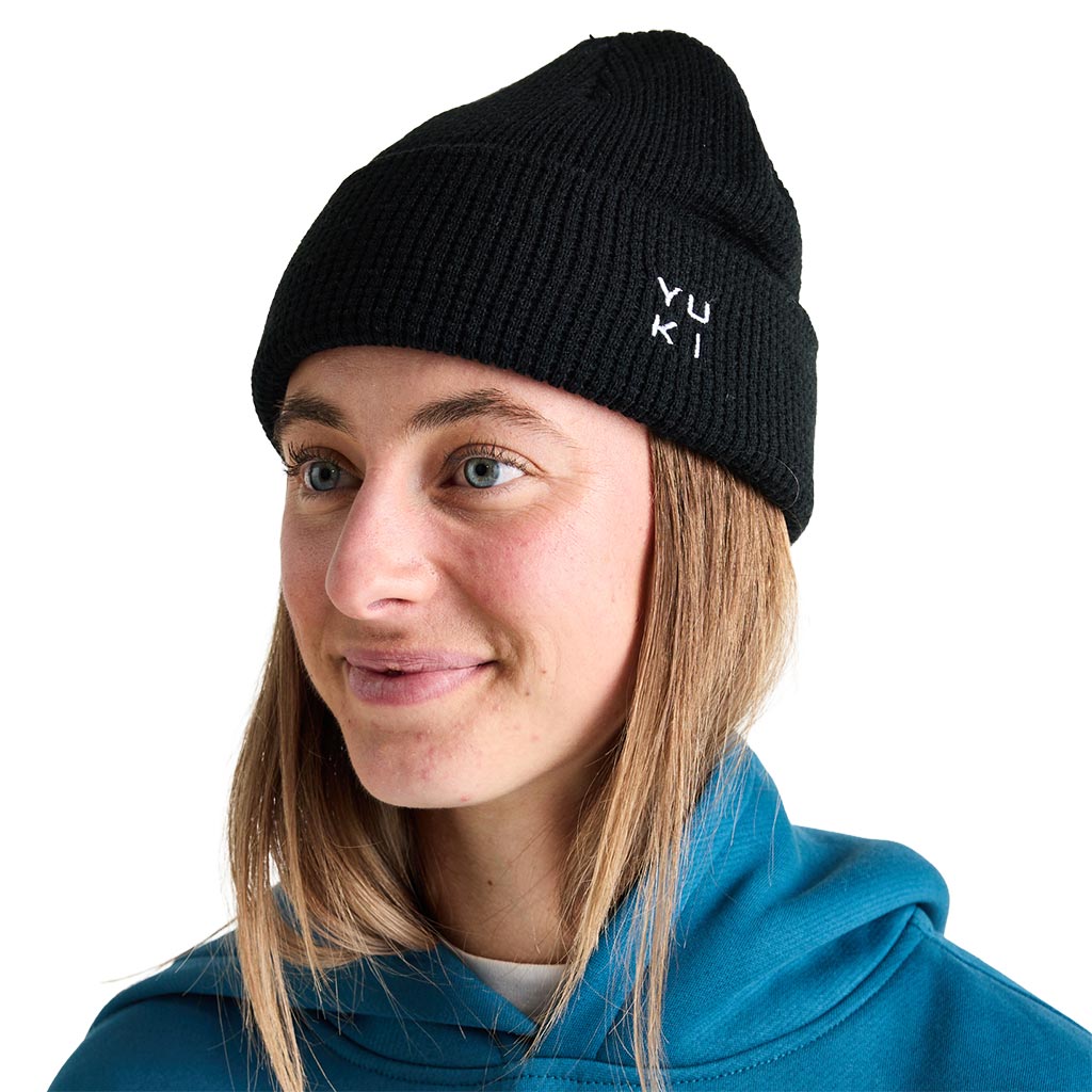 Yuki Threads Waffle Beanie - Black