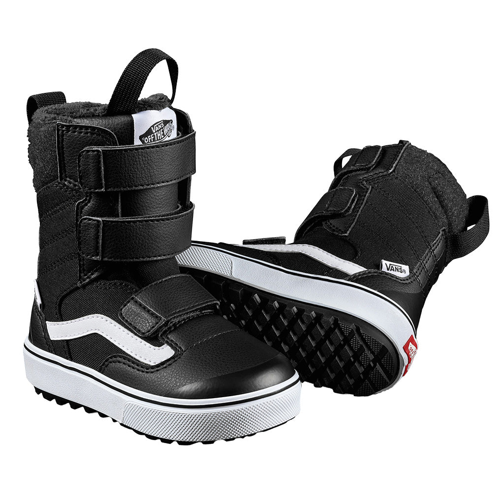 Vans Juvie Mini Boots Black White