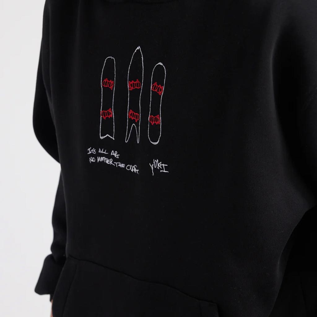 Yuki Threads Sketchy AF Hoodie - Black