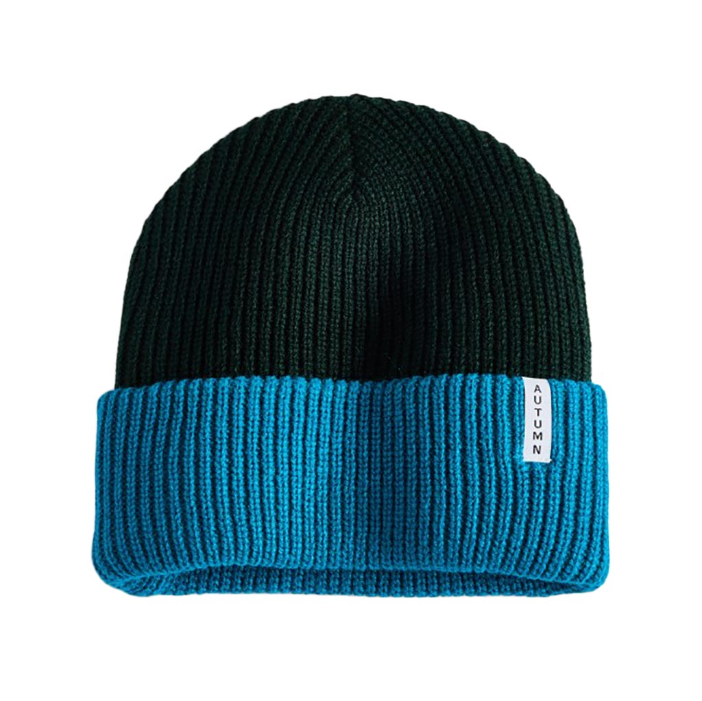 Autumn Youth Blocked Beanie - Teal