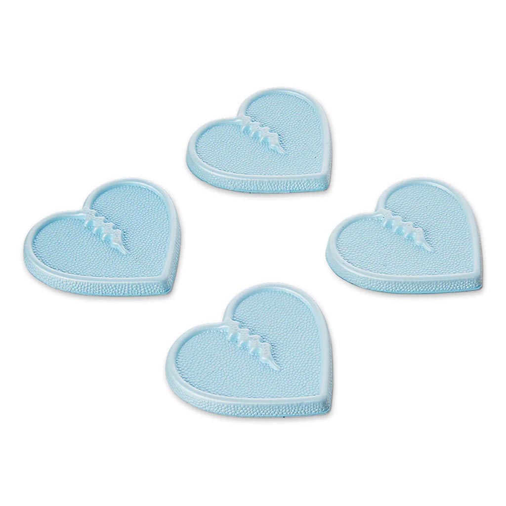 Crab Grab Mini Hearts Stomp Pad - Baby Blue