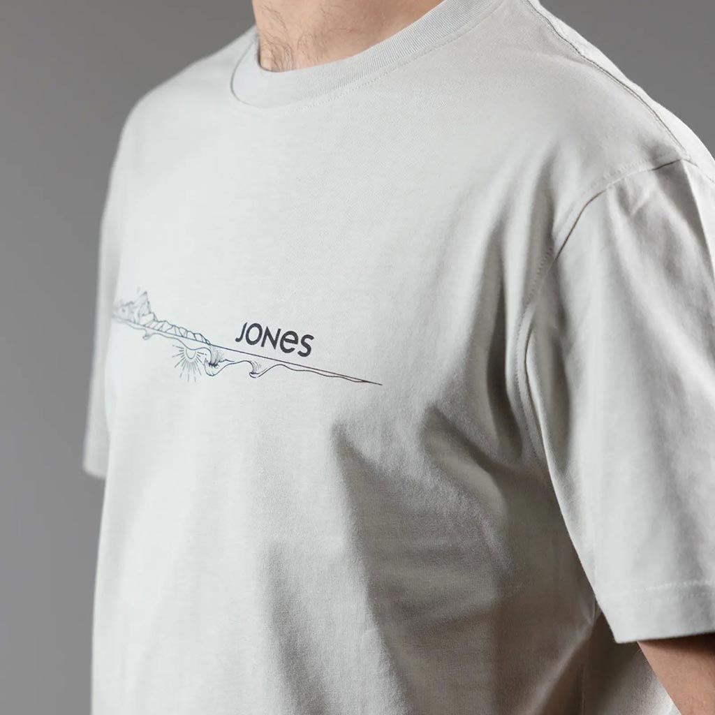 Jones Flagship Organic Cotton Tee - Smoke Grey