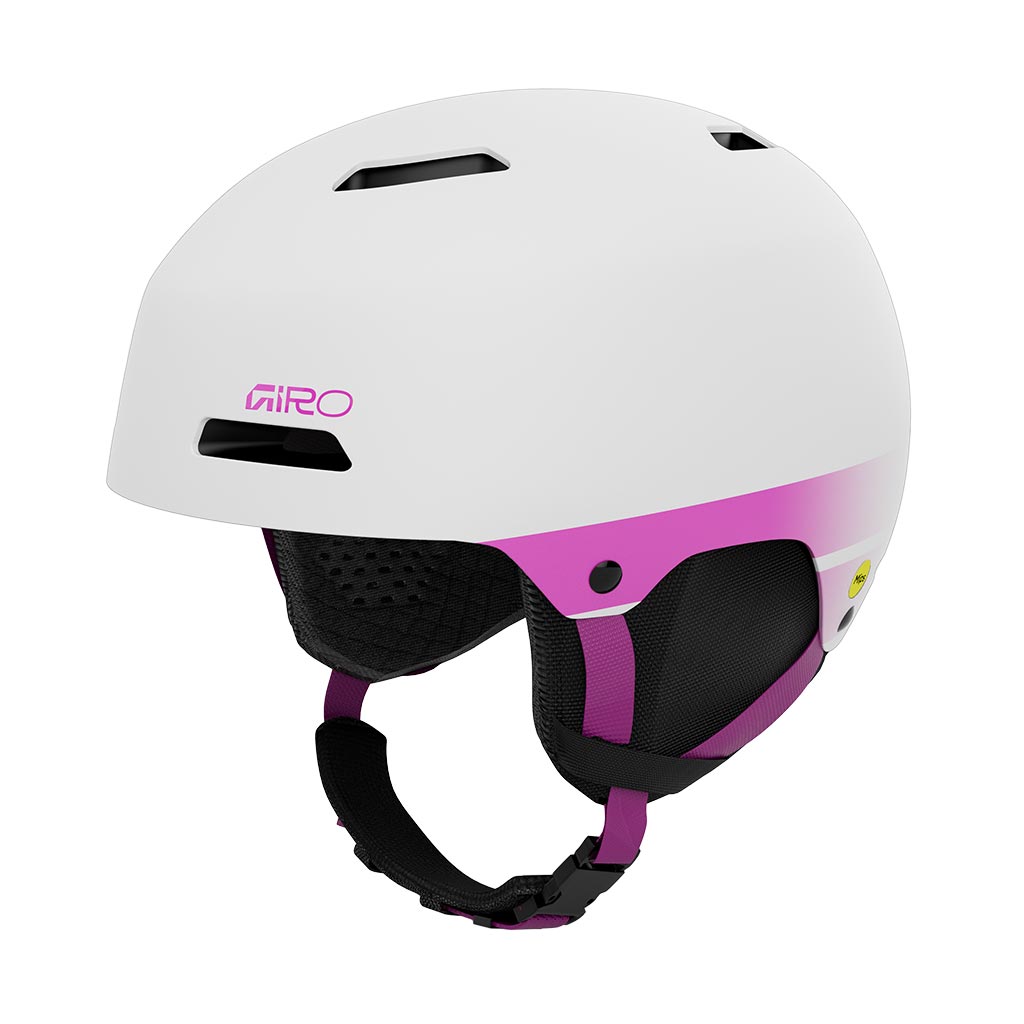 Giro Ledge Fit System MIPS Helmet - Matte White/Pink