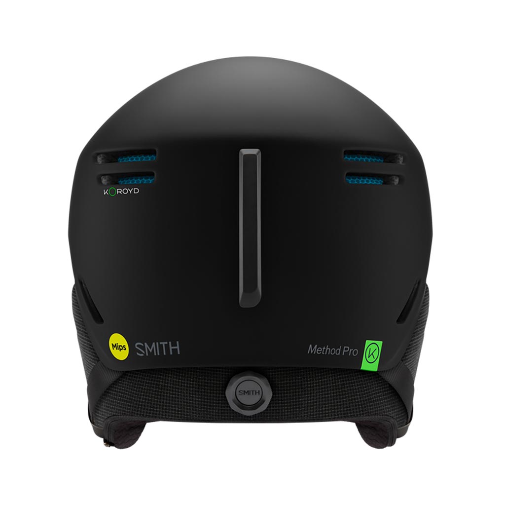 Smith Method Pro MIPS Round Fit Snow Helmet - Matte Black