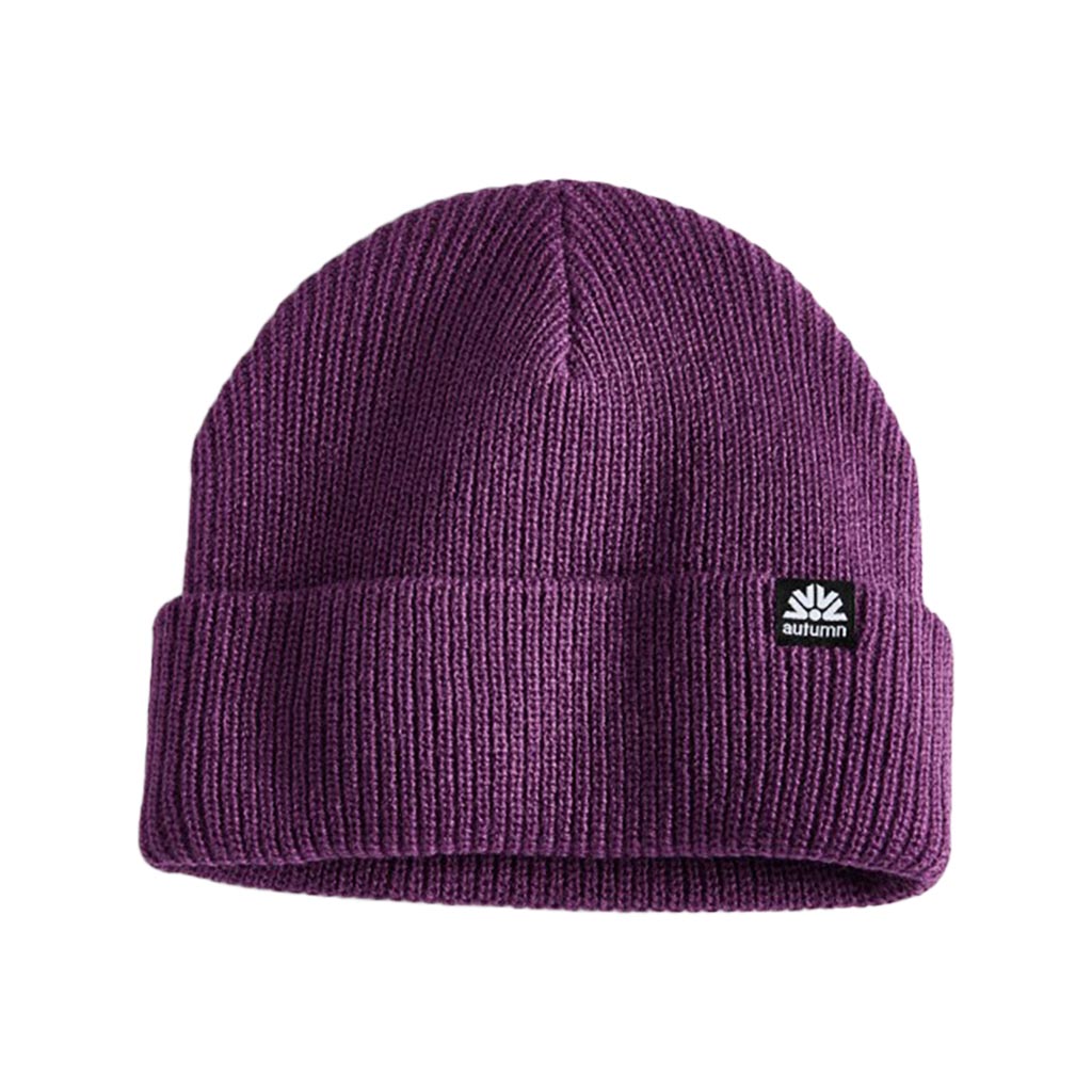 Autumn Simple Beanie - Eggplant