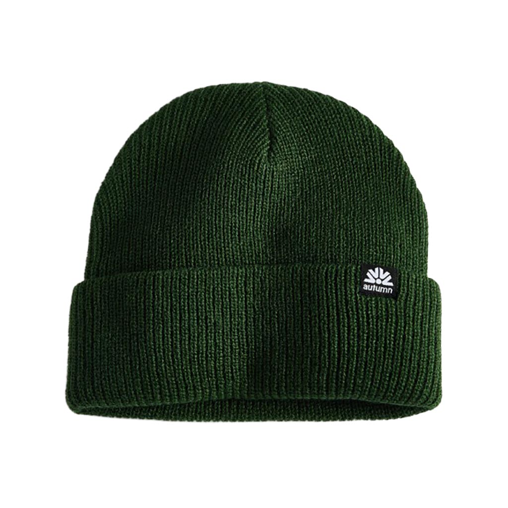 Autumn Simple Beanie - Evergreen