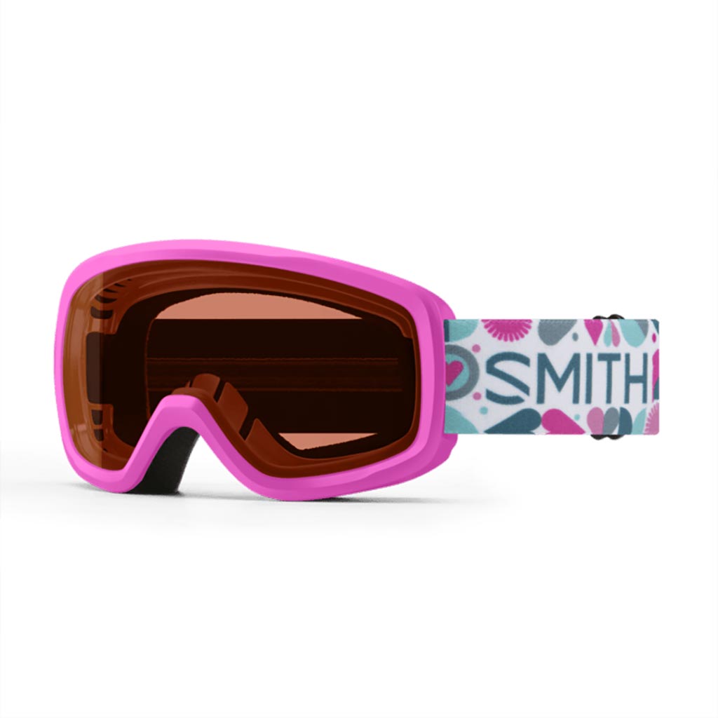 Smith Snowday Kids Goggle - Vivid Pink Hearts/RC38