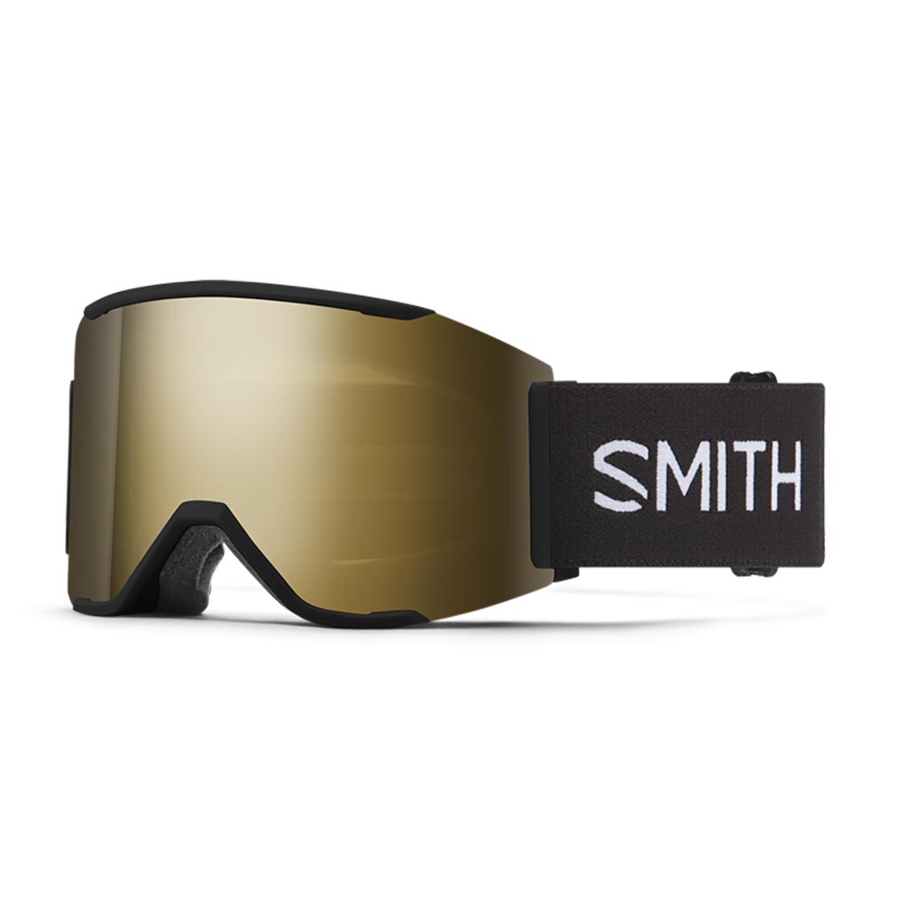 Smith Squad Mag Low Bridge Goggle - Black/Chromapop Sun Black Gold