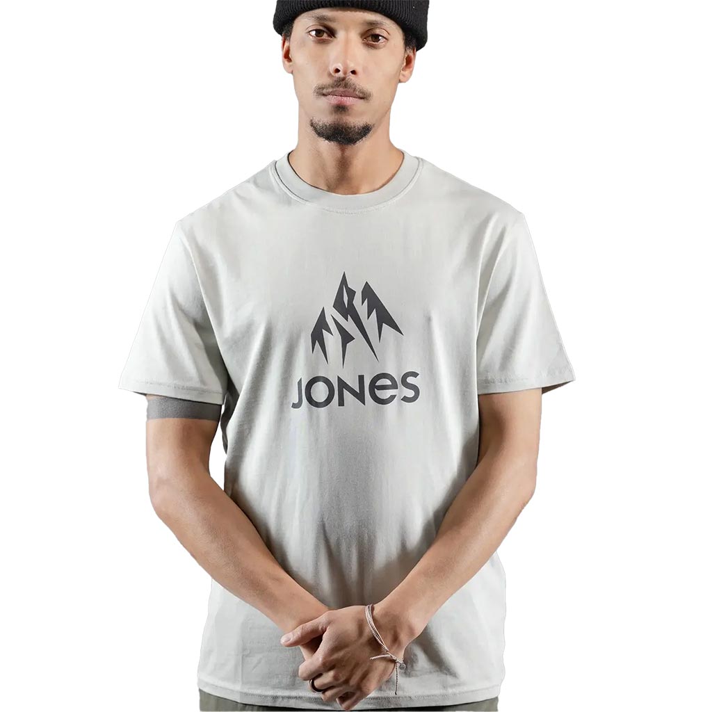 Jones Truckee Organic Cotton Tee - Smoke Grey