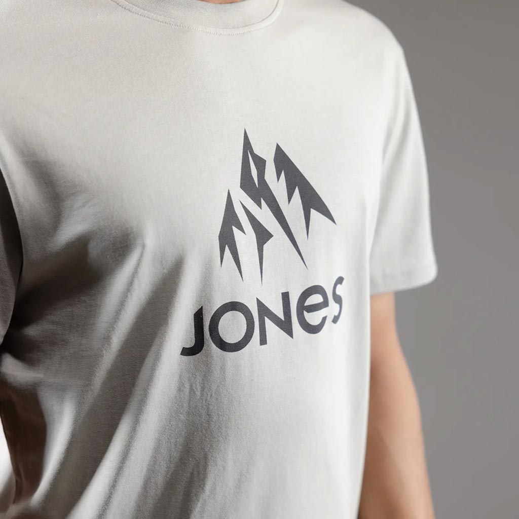 Jones Truckee Organic Cotton Tee - Smoke Grey
