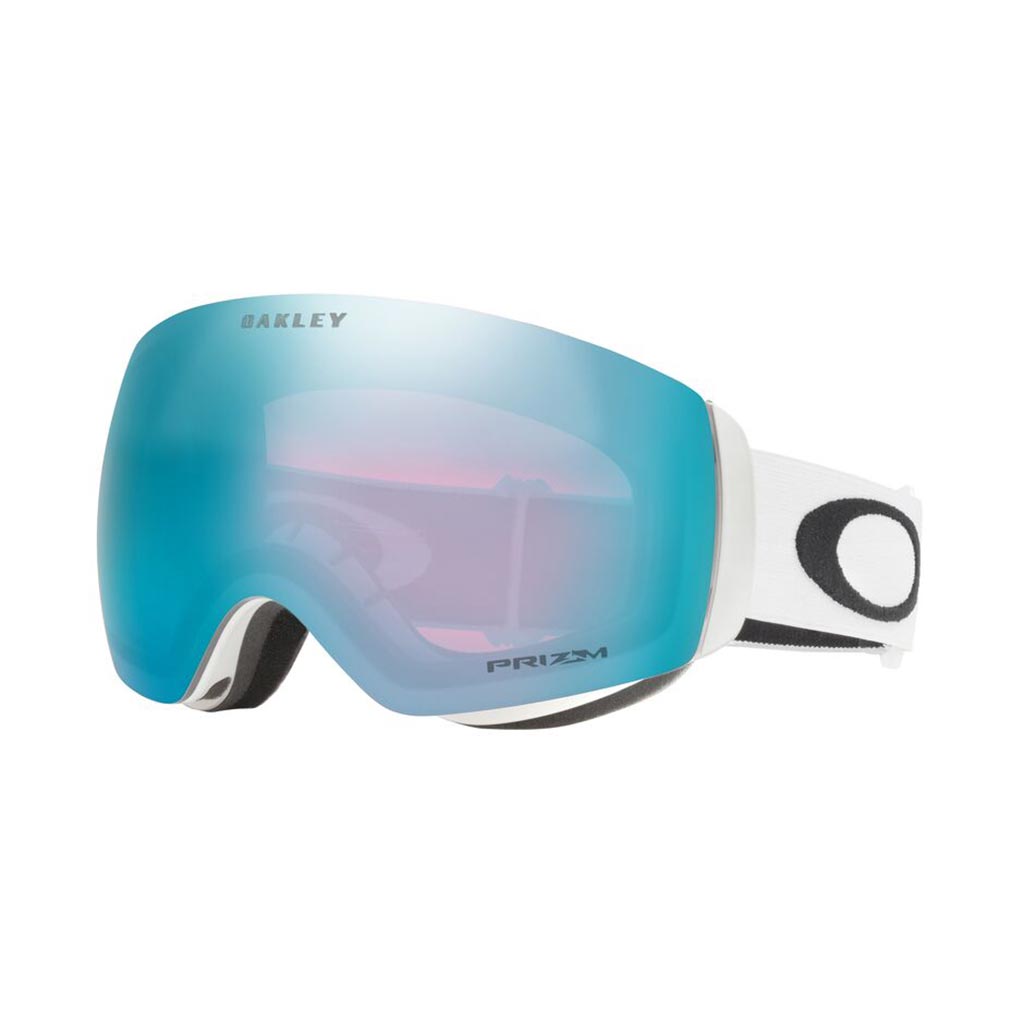 Oakley Flight Deck M Prizm Snow Goggle - Matte White/Sapphire