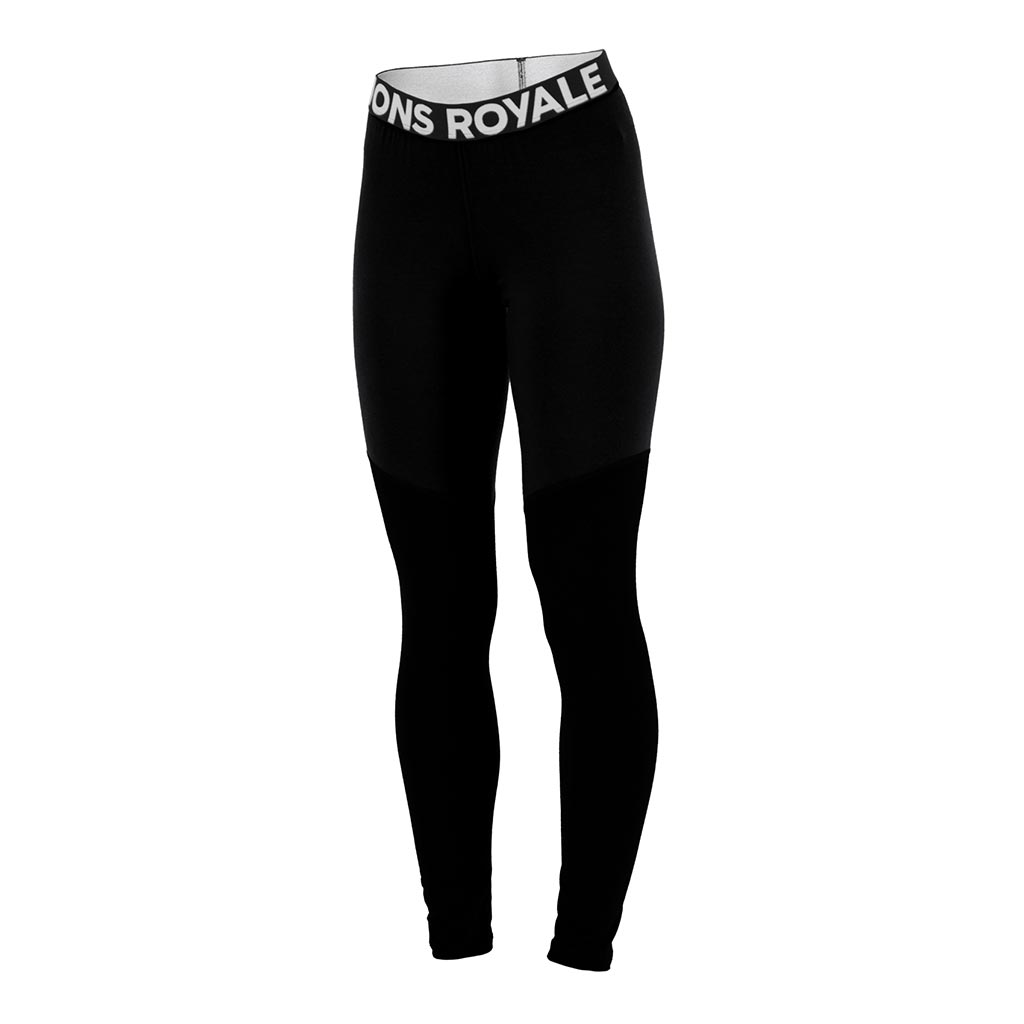 Mons Royale Womens Cascade Merino Flex Thermal Legging - Black