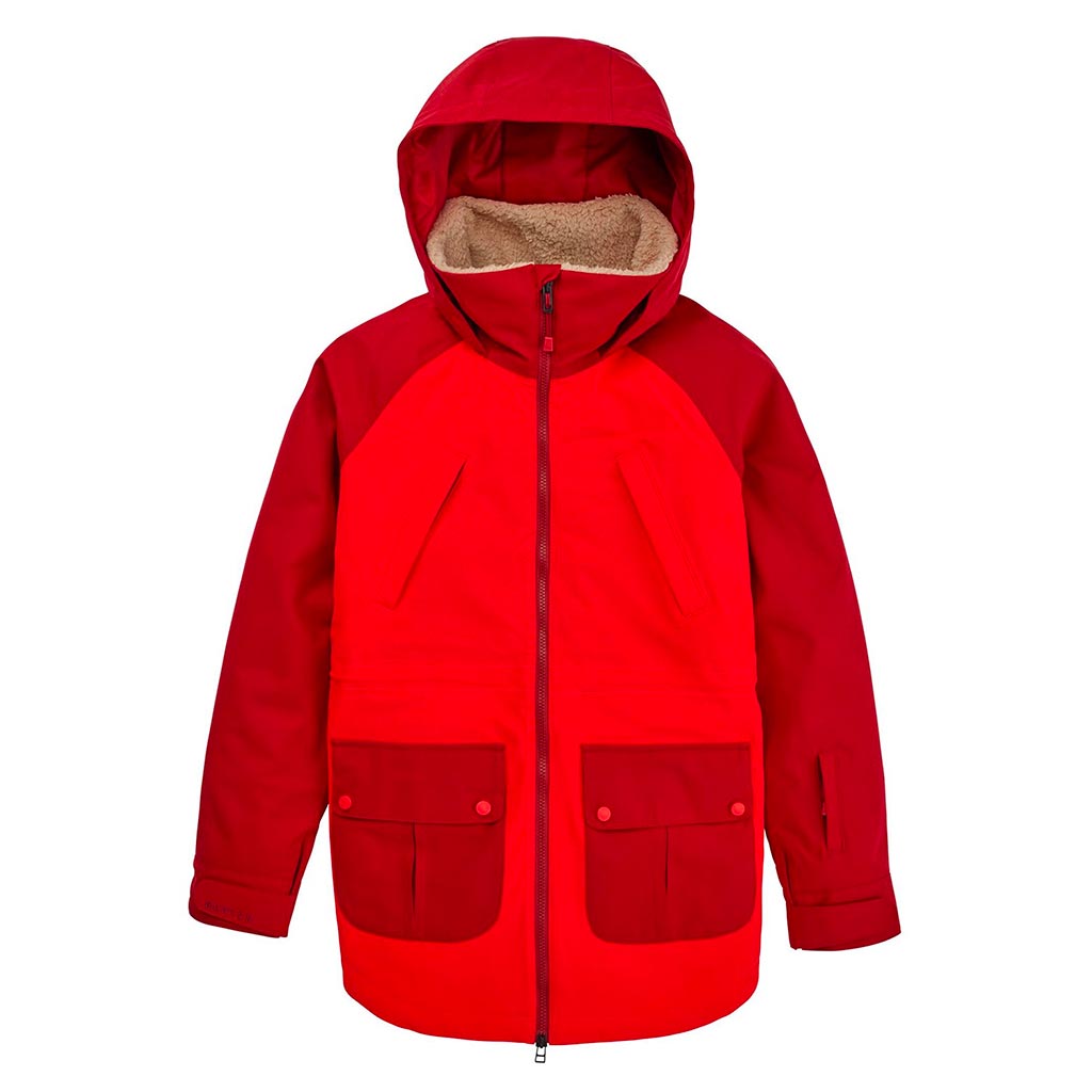 Burton 2023 Womens Prowess Jacket - Tomato/Sundried Tomato