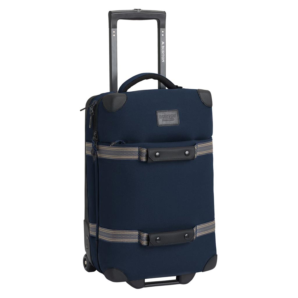 Burton Wheelie Flight Deck Travel Bag - Dress Blue Waxed