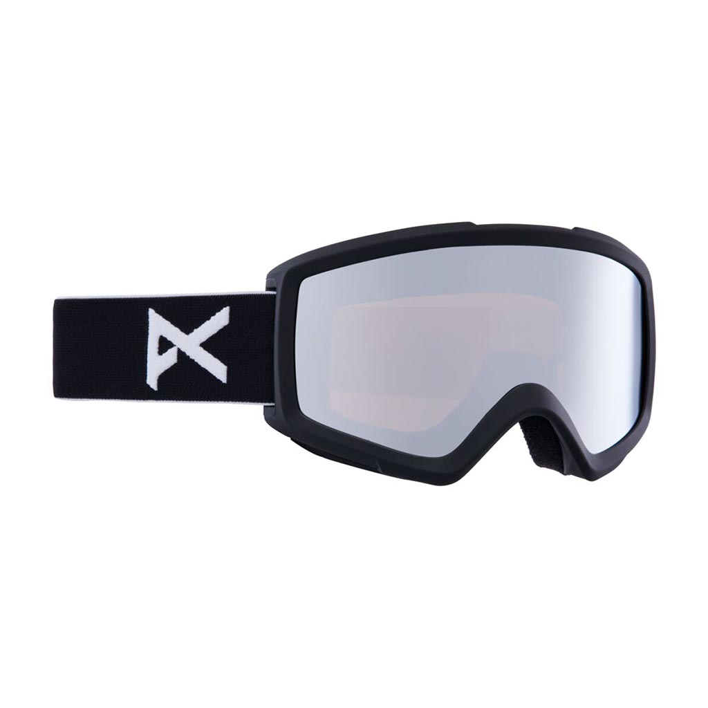 Anon Helix 2.0 Goggle + Extra Lens - Black/Silver Amber