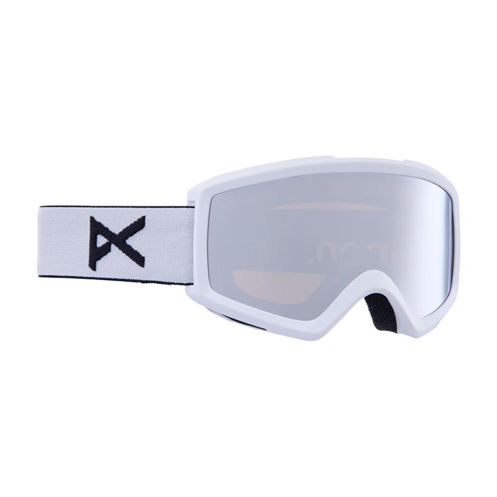 Anon 2023 Helix 2.0 Goggle + Extra Lens - White/Silver Amber