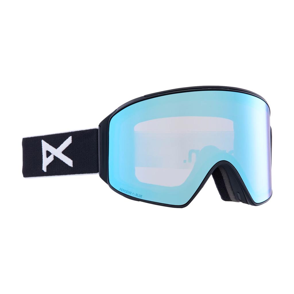Anon M4 Low Bridge Cylindrical Goggle - Black/Variable Blue