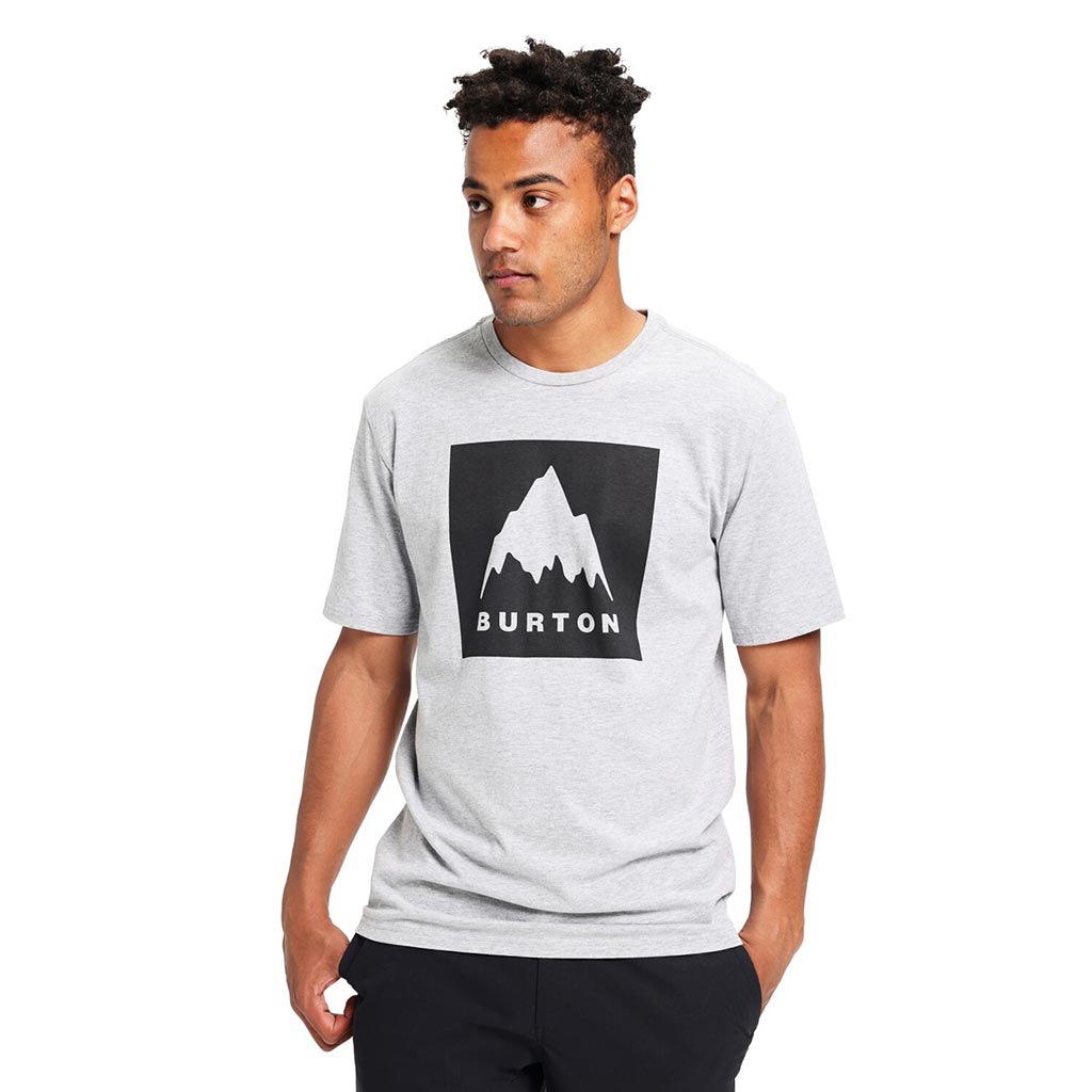 Burton Classic Mountain High T-Shirt - Grey Heather